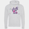 Cross neck hoodie Thumbnail