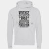 Cross neck hoodie Thumbnail