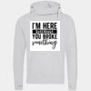 Cross neck hoodie Thumbnail