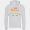 Cross neck hoodie Thumbnail