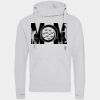 Cross neck hoodie Thumbnail