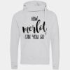 Cross neck hoodie Thumbnail