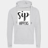 Cross neck hoodie Thumbnail