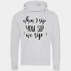 Cross neck hoodie Thumbnail