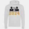 Cross neck hoodie Thumbnail