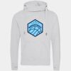 Cross neck hoodie Thumbnail