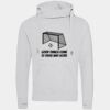 Cross neck hoodie Thumbnail