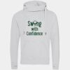 Cross neck hoodie Thumbnail